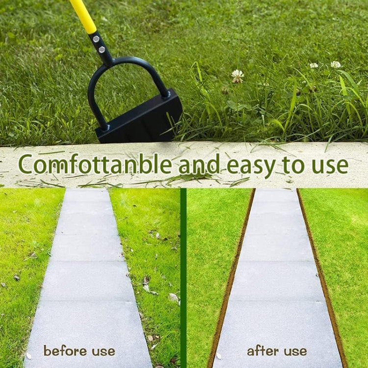 Outdoor Patio Manual Edging Shovel Household Gardening Lawn Edging Tool, Saw Tooth Edge, Sharpened V Edge