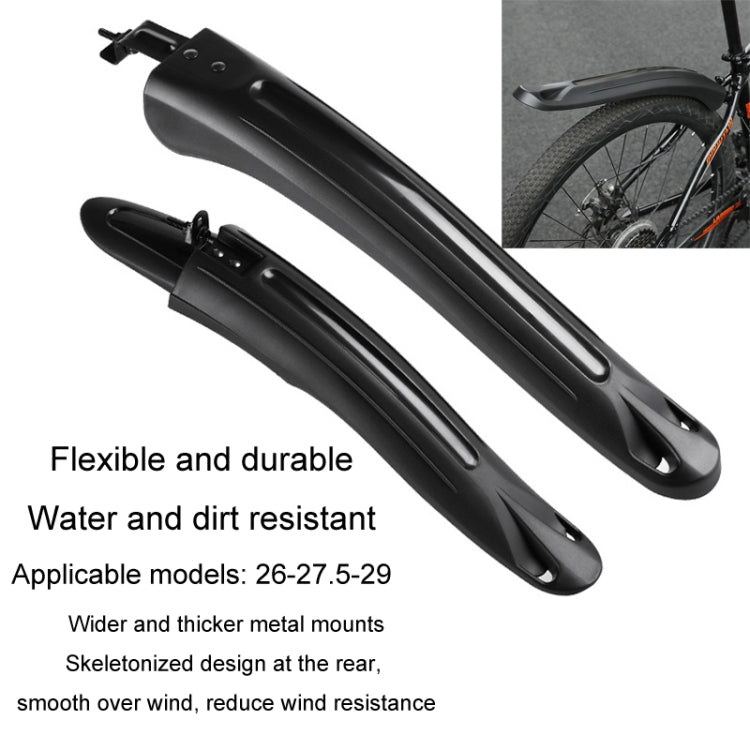 Set de garde-boue pour vélo, allonge et élargit la longueur, garde-boue avant et arrière pour VTT avec dégagement rapide, 08CY0006, 08CY0007, 08CY0008