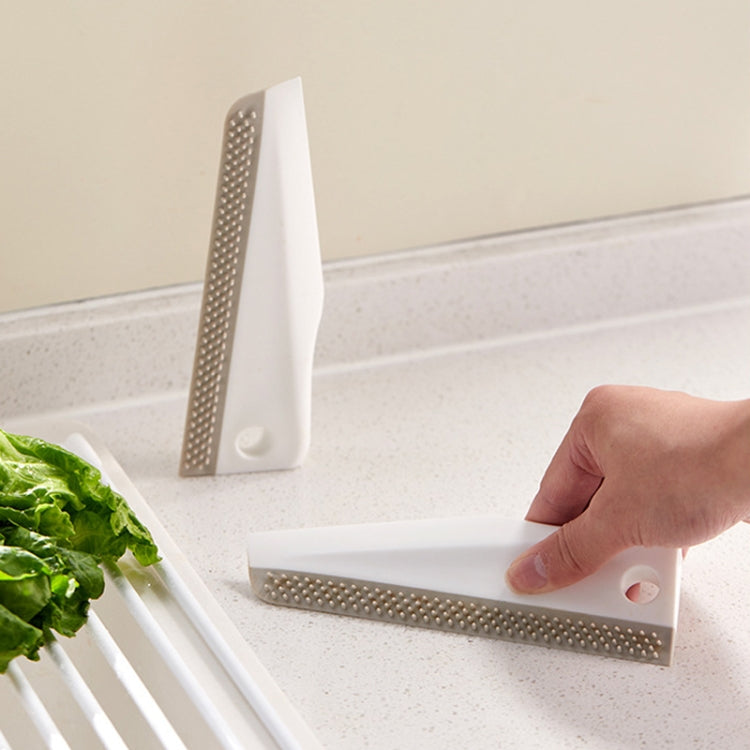 Grattoir de nettoyage manuel multifonctionnel pour comptoir de cuisine, salle de bain et toilettes