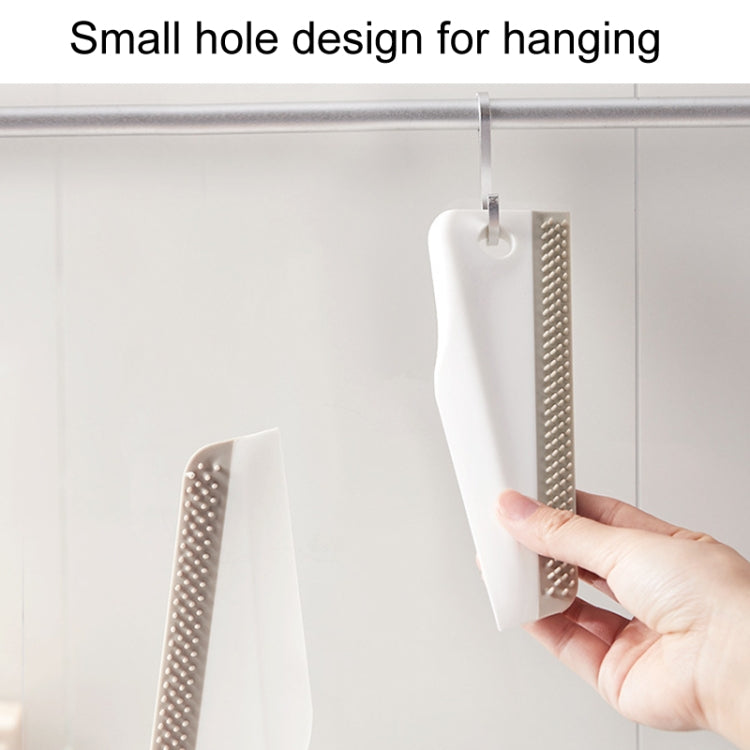 Grattoir de nettoyage manuel multifonctionnel pour comptoir de cuisine, salle de bain et toilettes