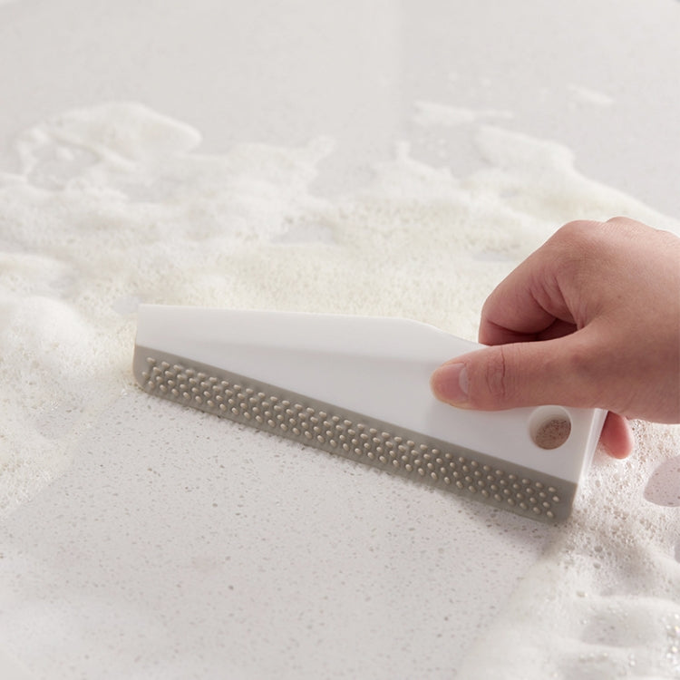 Grattoir de nettoyage manuel multifonctionnel pour comptoir de cuisine, salle de bain et toilettes