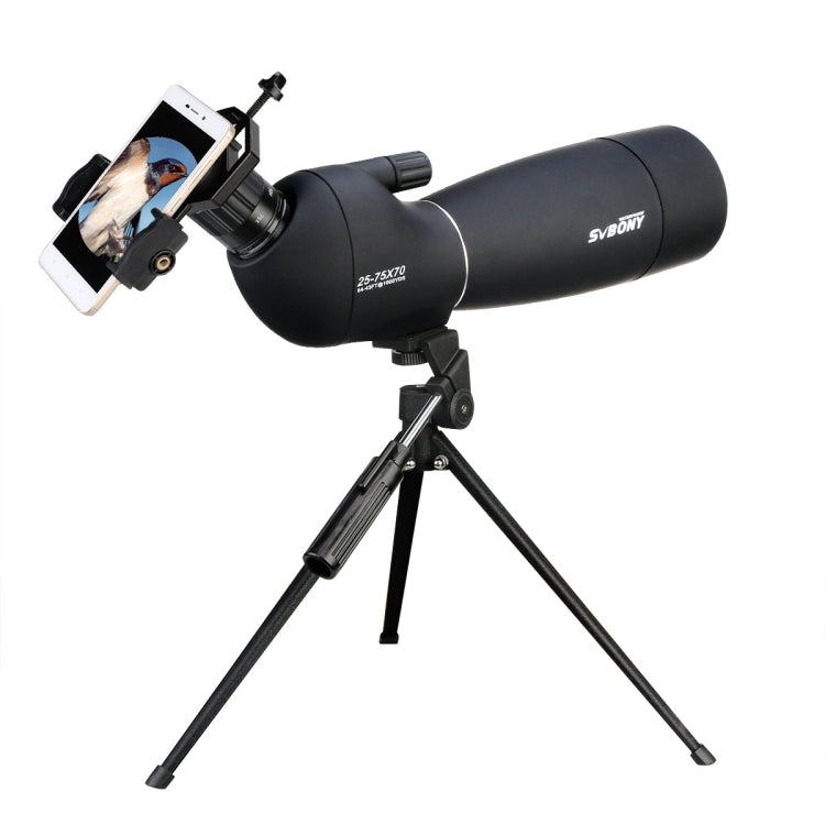 SVBONY SV28 Longue-vue étanche IP65 25-75x70, oculaire 21mm