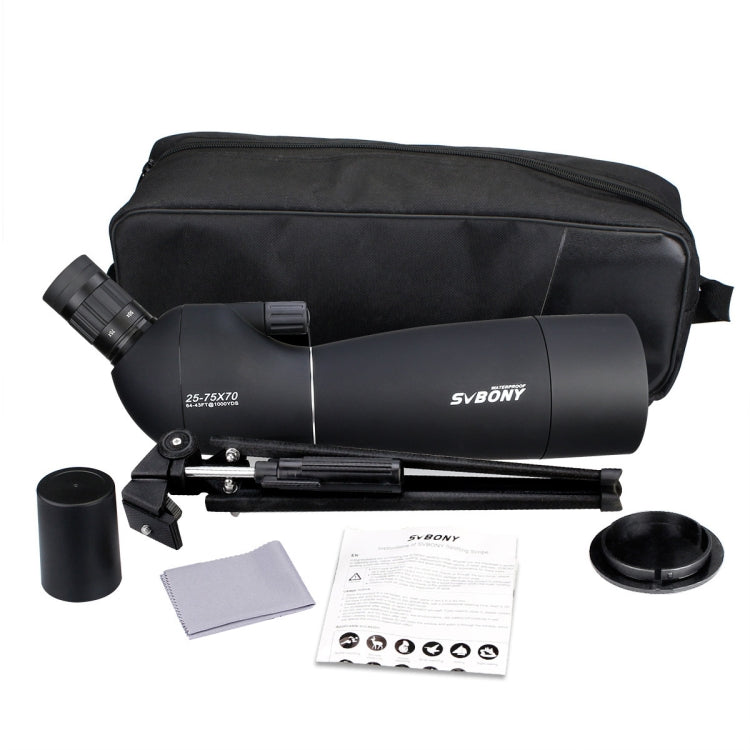 SVBONY SV28 Longue-vue étanche IP65 25-75x70, oculaire 21mm