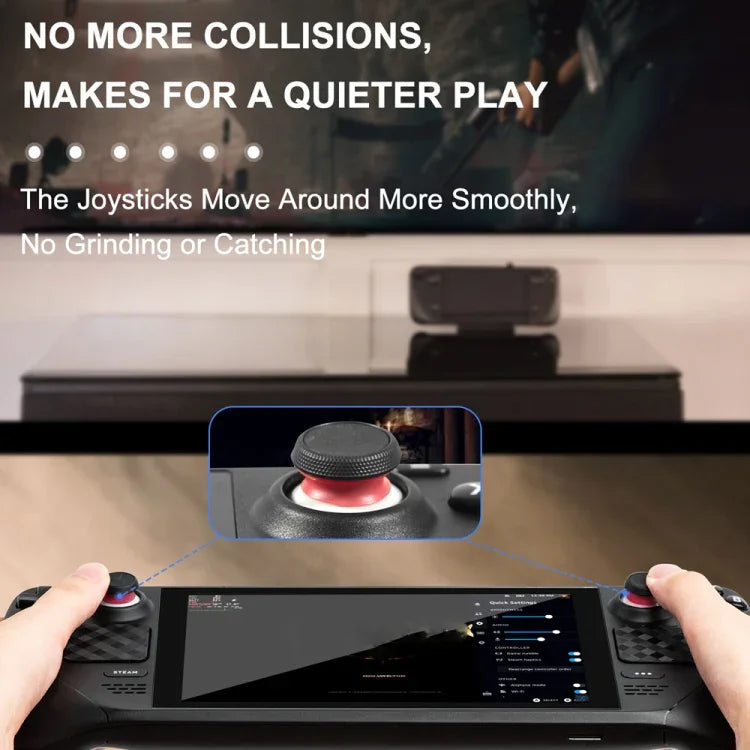 Lot de 12 paires de protections de joystick en silicone pour Steam Deck / PS4 / PS5 / Switch / Xbox, couleurs assorties