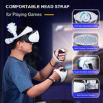 DEVASO Pour PlayStation VR 2 Bandeau Elite Antidérapant Confortable Réducteur de Poids, Pour PlayStation VR 2 ABS