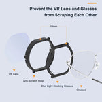 DEVASO pour PlayStation VR 2 – Lot de 6 protections magnétiques anti-rayures pour lunettes, 6 en 1
