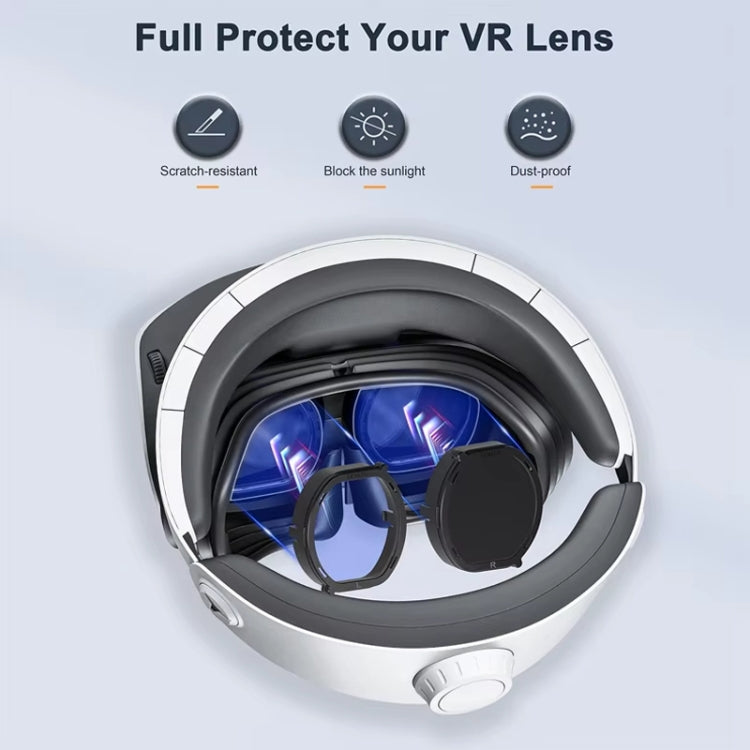 DEVASO pour PlayStation VR 2 – Lot de 6 protections magnétiques anti-rayures pour lunettes, 6 en 1