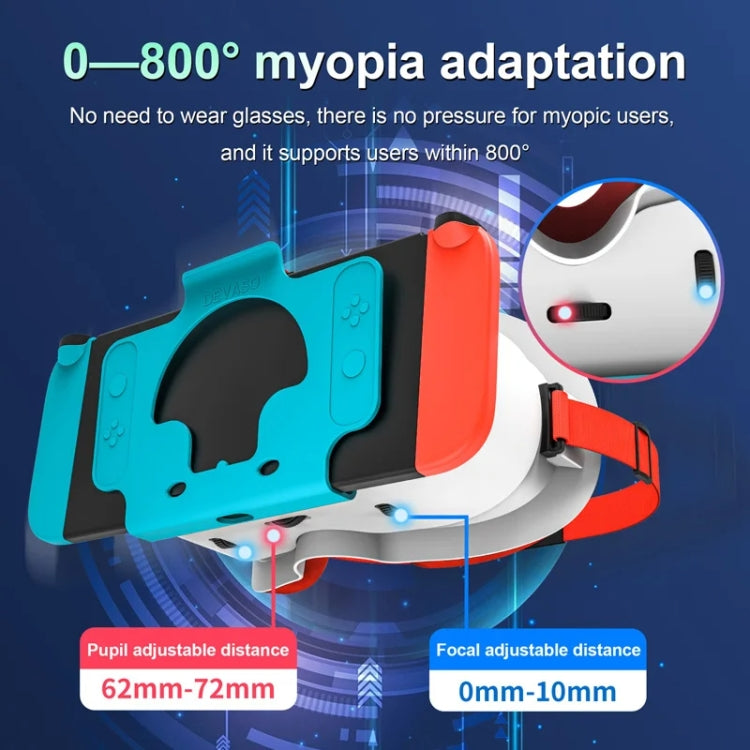 DEVASO Compatible avec les lunettes VR pour console de jeu Switch / Switch OLED, 1127225