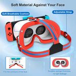 DEVASO Compatible avec les lunettes VR pour console de jeu Switch / Switch OLED, 1127225