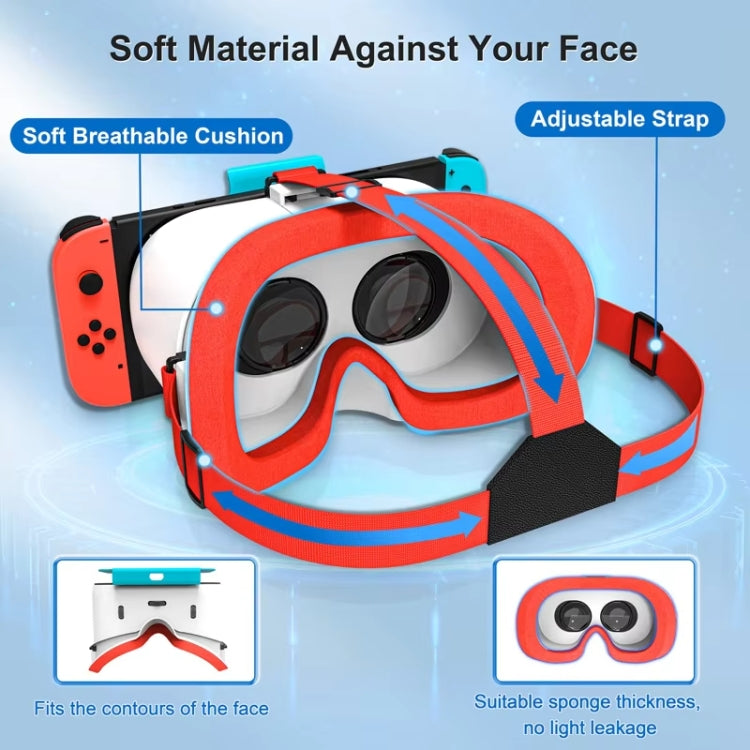 DEVASO Compatible avec les lunettes VR pour console de jeu Switch / Switch OLED, 1127225