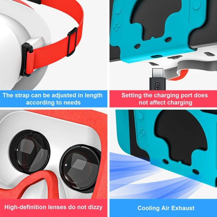 DEVASO Compatible avec les lunettes VR pour console de jeu Switch / Switch OLED, 1127225