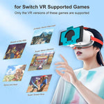 DEVASO Compatible avec les lunettes VR pour console de jeu Switch / Switch OLED, 1127225