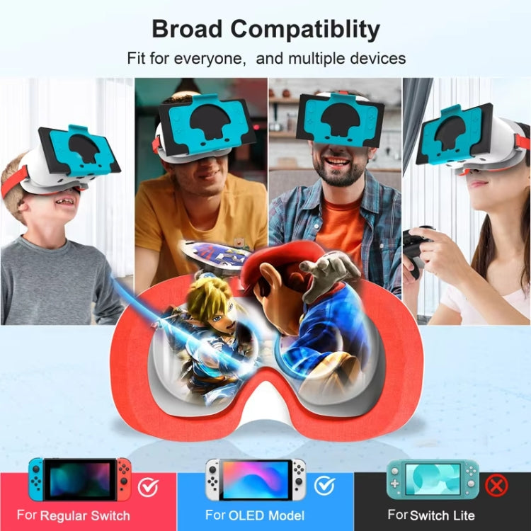 DEVASO Compatible avec les lunettes VR pour console de jeu Switch / Switch OLED, 1127225
