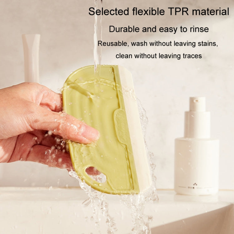 Mini Wiper Bathroom Mirror Glass Silicone Cleaning Tool Countertop Tile Scraper