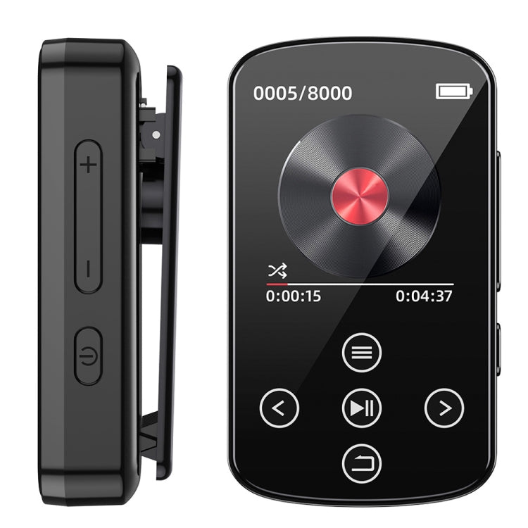 Lecteur MP3 Bluetooth musique HIFI sport clip écran tactile MP4, sans carte TF, 8GB, 16GB, 32GB, 64GB, 128GB