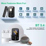 Lecteur MP3 Bluetooth musique HIFI sport clip écran tactile MP4, sans carte TF, 8GB, 16GB, 32GB, 64GB, 128GB