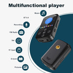 Lecteur MP3 Bluetooth musique HIFI sport clip écran tactile MP4, sans carte TF, 8GB, 16GB, 32GB, 64GB, 128GB