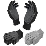 5 paires de gants de randonnée en nylon respirants, antidérapants avec particules de silicone, pour l'extérieur