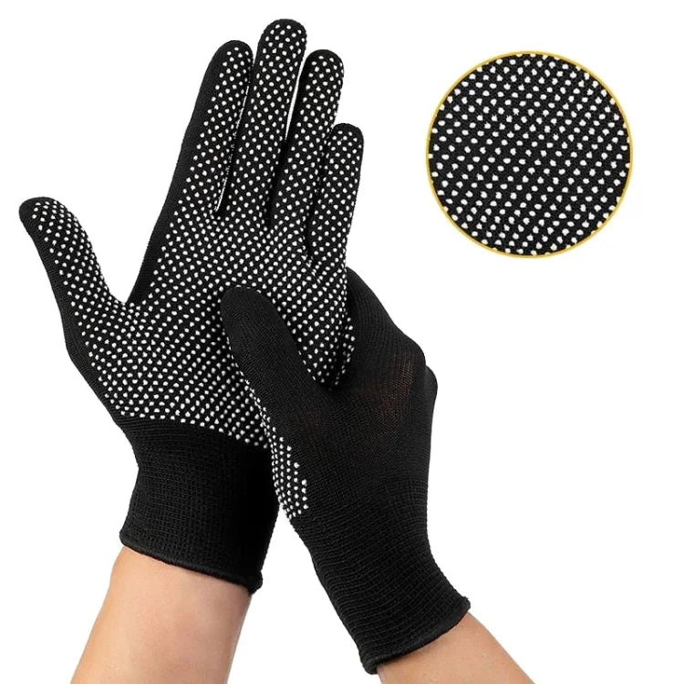 5 paires de gants de randonnée en nylon respirants, antidérapants avec particules de silicone, pour l'extérieur