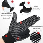 5 paires de gants de randonnée en nylon respirants, antidérapants avec particules de silicone, pour l'extérieur