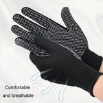 5 paires de gants de randonnée en nylon respirants, antidérapants avec particules de silicone, pour l'extérieur