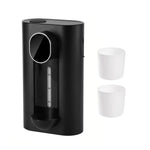 Distributeur automatique de bain de bouche 540 ml 3 niveaux quantitatifs avec 2 gobelets magnétiques, S7 Blanc, S7 Noir