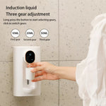Distributeur automatique de bain de bouche 540 ml 3 niveaux quantitatifs avec 2 gobelets magnétiques, S7 Blanc, S7 Noir