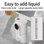Distributeur automatique de bain de bouche 540 ml 3 niveaux quantitatifs avec 2 gobelets magnétiques, S7 Blanc, S7 Noir