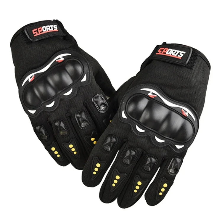 Gants de moto pour hommes, course, antidérapants, coque rigide, pleine main, écran tactile, taille unique