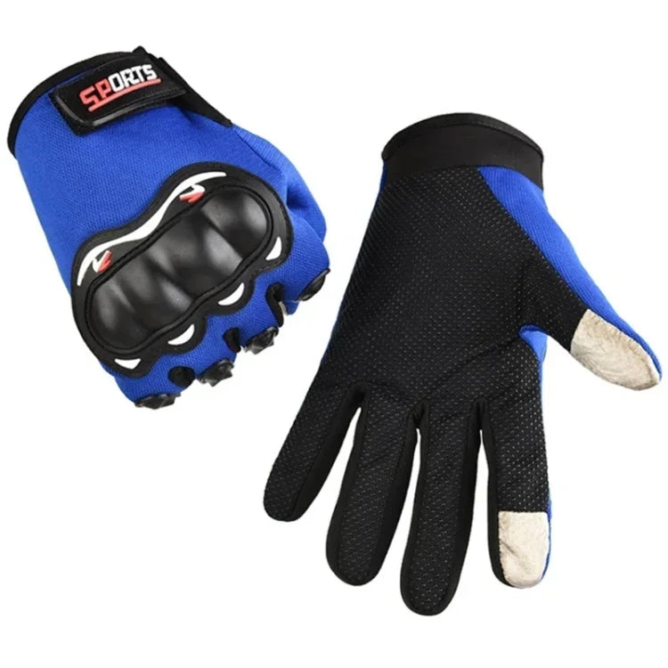Gants de moto pour hommes, course, antidérapants, coque rigide, pleine main, écran tactile, taille unique