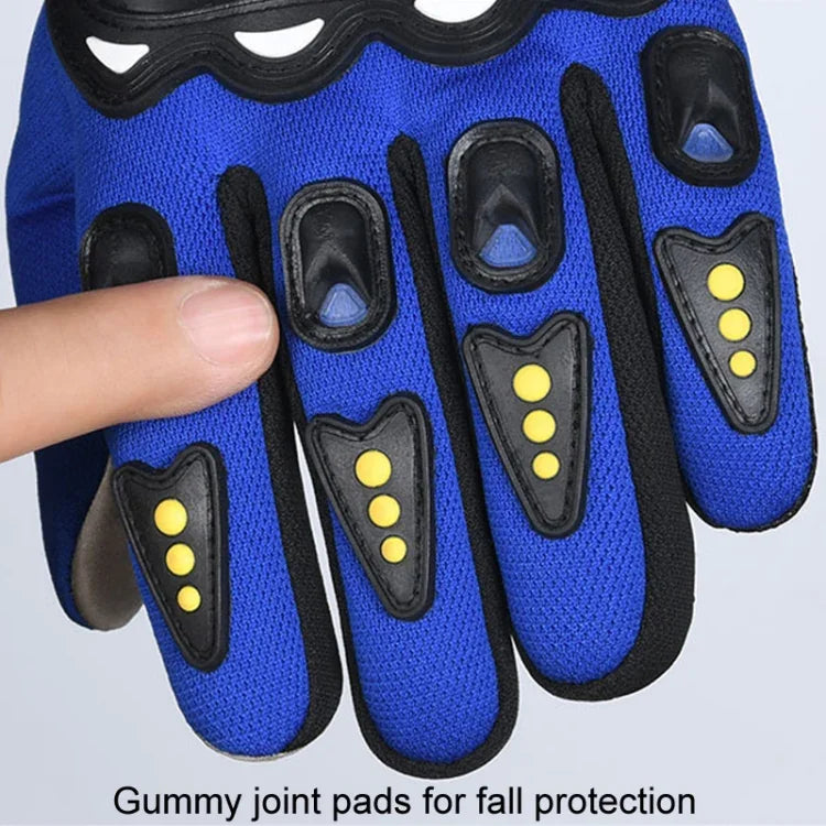Gants de moto pour hommes, course, antidérapants, coque rigide, pleine main, écran tactile, taille unique