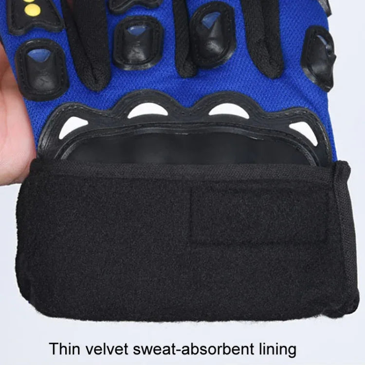 Gants de moto pour hommes, course, antidérapants, coque rigide, pleine main, écran tactile, taille unique