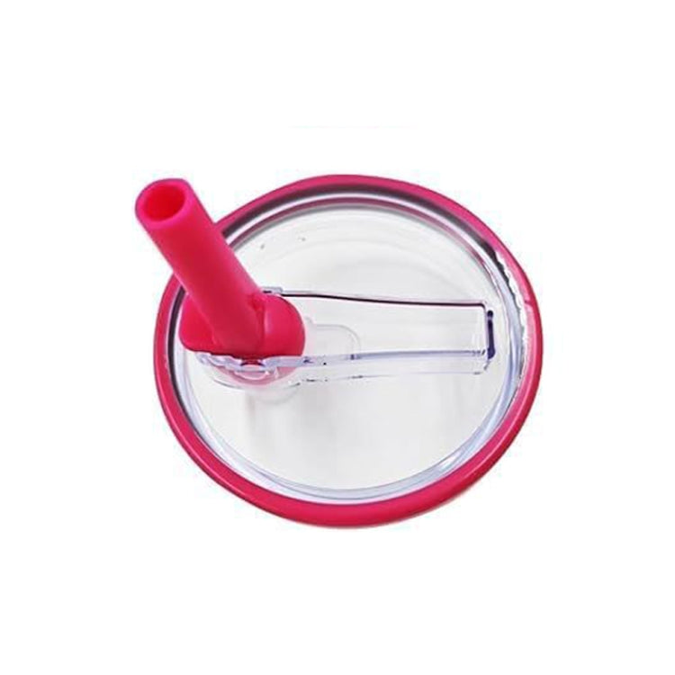 Pour les pièces de rechange du couvercle de paille transparent Stanley Adventure Quencher 40 oz, Rose Rouge, 4 pièces/lot Blanc