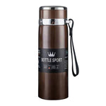 Bouteille isotherme en acier inoxydable 316, grande capacité, thermos sous vide, portable pour voiture, pour l'extérieur, 800 ml, 1000 ml