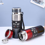 Bouteille isotherme en acier inoxydable 316, grande capacité, thermos sous vide, portable pour voiture, pour l'extérieur, 800 ml, 1000 ml