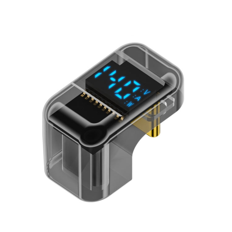 Adaptateur en U Type-C à affichage numérique coude à 180 degrés 140W 4.0, coude à 180 degrés