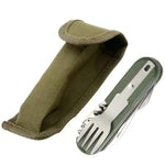 SY-FT008 Combinaison de couverts portables pliants multifonctionnels 7-en-1 pour camping en plein air