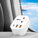 Prise adaptateur universelle 2USB+Type-C prise intelligente, prise UK, prise US, prise EU
