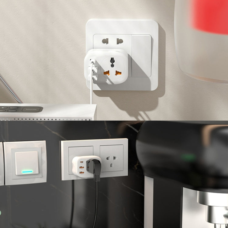 Prise adaptateur universelle 2USB+Type-C prise intelligente, prise UK, prise US, prise EU
