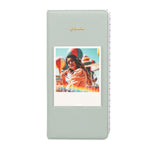 Album photo 64 pages 13 cm, blanc, noir, bleu clair, marron, vert, rose, bleu, violet