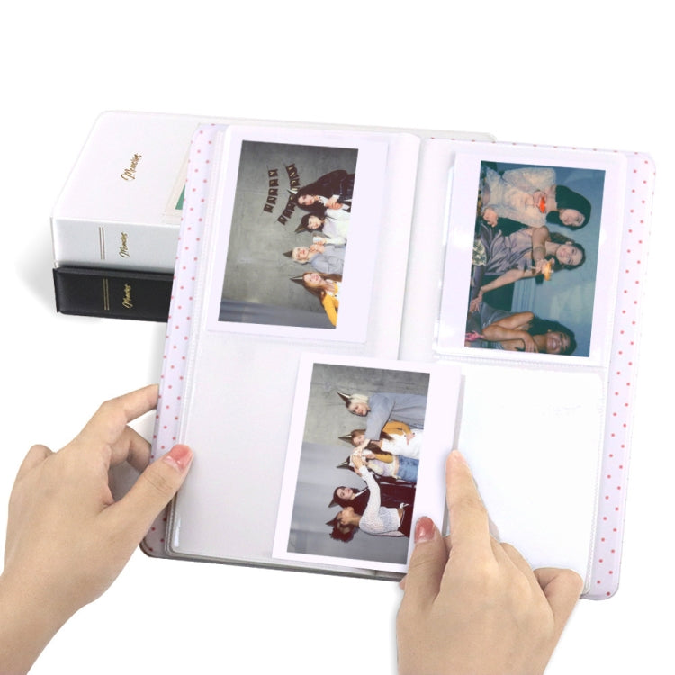 Album photo 64 pages 13 cm, blanc, noir, bleu clair, marron, vert, rose, bleu, violet