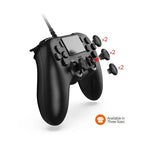 Manette filaire pour PS5 / PS5 Slim / PC avec programmation de macros, gyroscope six axes, filaire
