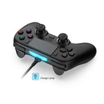 Manette filaire pour PS5 / PS5 Slim / PC avec programmation de macros, gyroscope six axes, filaire