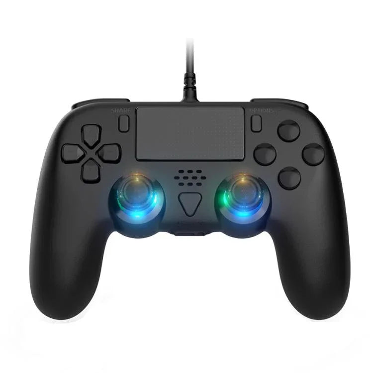 Manette filaire pour PS5 / PS5 Slim / PC avec programmation de macros, gyroscope six axes, filaire