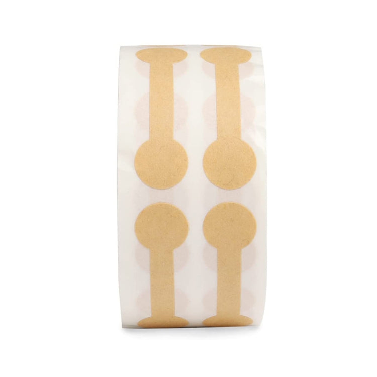 2 autocollants en papier kraft naturel pour bijoux, J208, J209