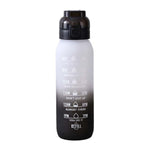 Bouteille d'eau de sport d'extérieur en Tritan de grande capacité 1000ml, couleur dégradée