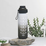 Bouteille d'eau de sport d'extérieur en Tritan de grande capacité 1000ml, couleur dégradée