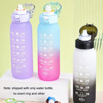 Bouteille d'eau de sport d'extérieur en Tritan de grande capacité 1000ml, couleur dégradée