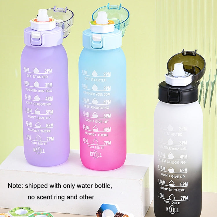 Bouteille d'eau de sport d'extérieur en Tritan de grande capacité 1000ml, couleur dégradée