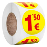 500 autocollants/rouleau de 3,8 cm pour étiquette de prix de supermarché, S119, S120